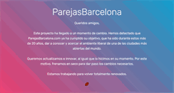 Desktop Screenshot of parejasbarcelona.com